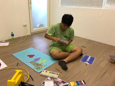 社區體驗不能忘了我們的介紹板！圖片