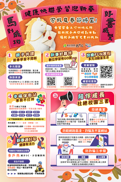 公告:新北市政府教育局給家長的一封信圖片